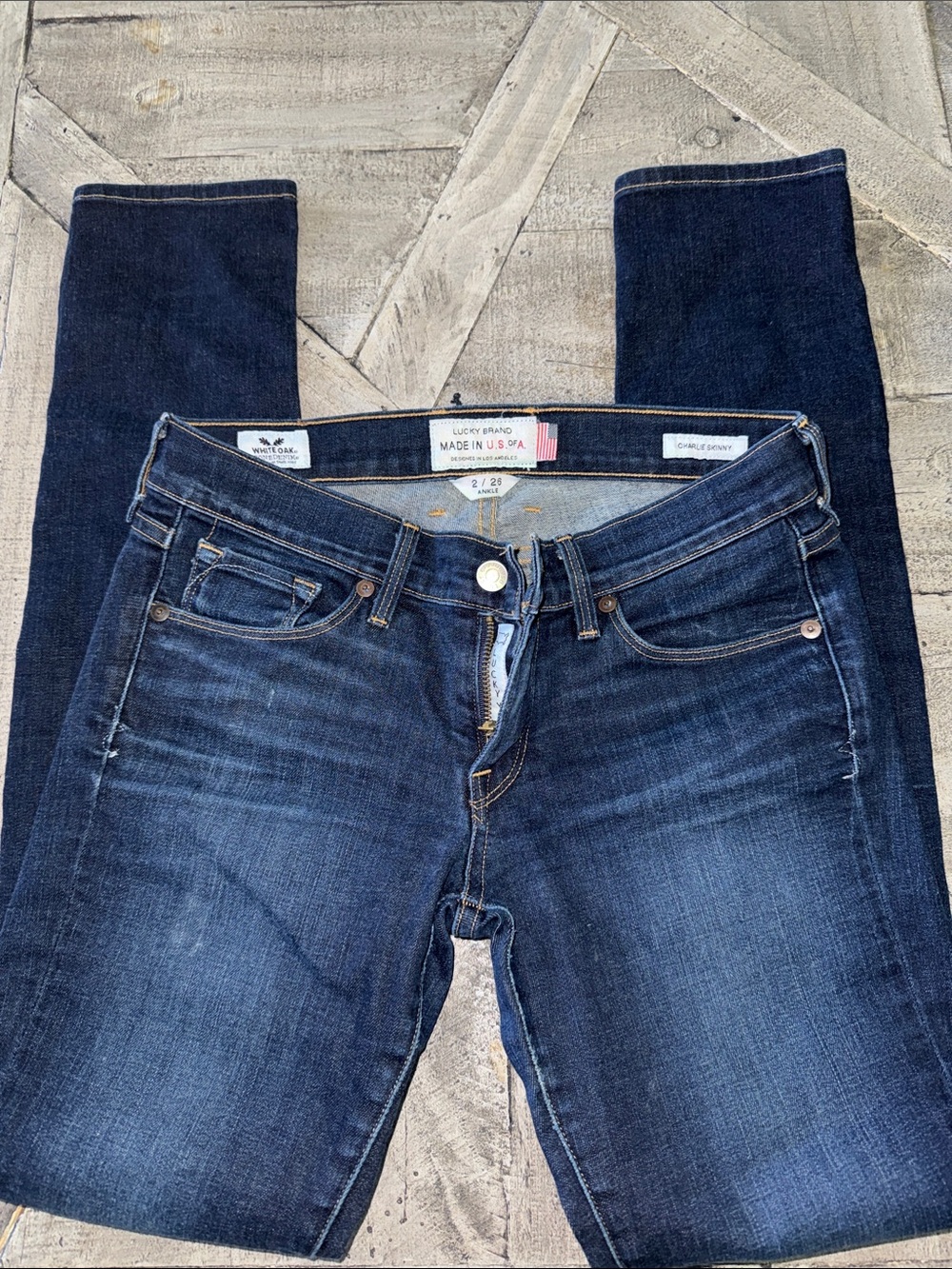 Lucky Brand Women's Indigo Low Rise Skinny Jeans